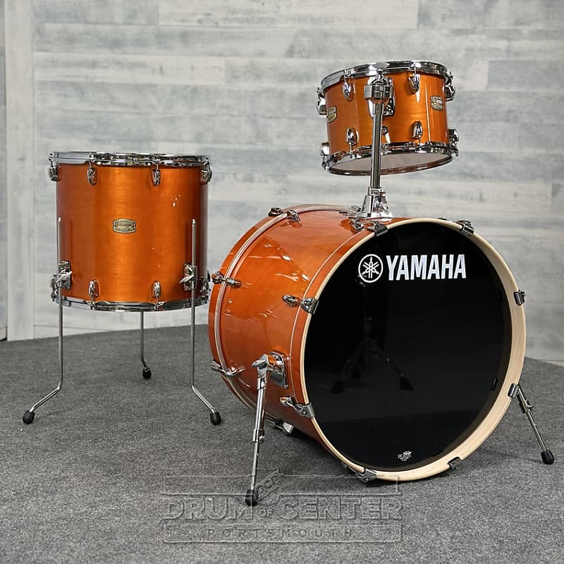 Yamaha Stage Custom Birch 3pc Drum Set 22/12/16 Honey Amber | Reverb