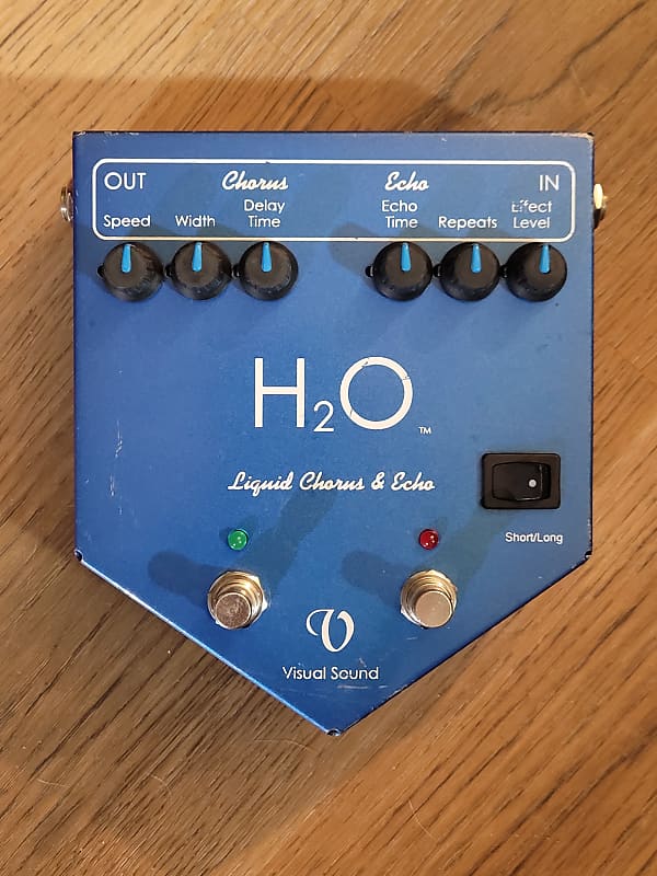 Visual Sound H20 V1 Analog Chorus and Delay Pedal Reverb Australia