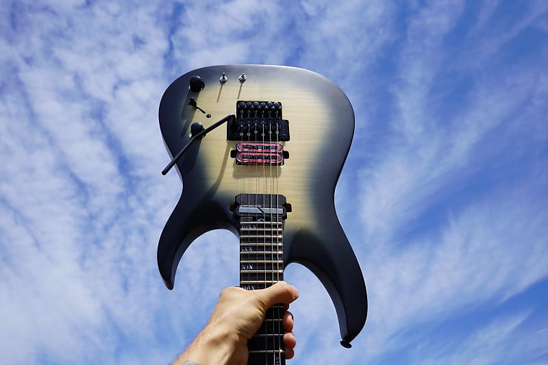 Schecter Diamond Series Prototype B-1FR/S Neck Thru | Reverse Burst | 6-String Electric Guitar image 1