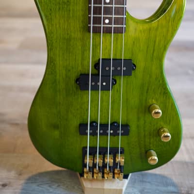 Valley Arts California Pro  Bass Guitar - Transparent Green for sale