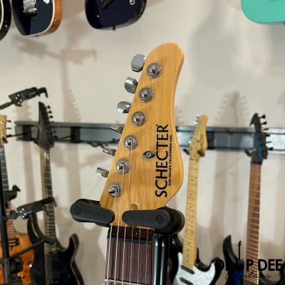 Schecter USA Custom Shop PT Custom Electric Guitar w/ Case-Trans Sky Blue image 10
