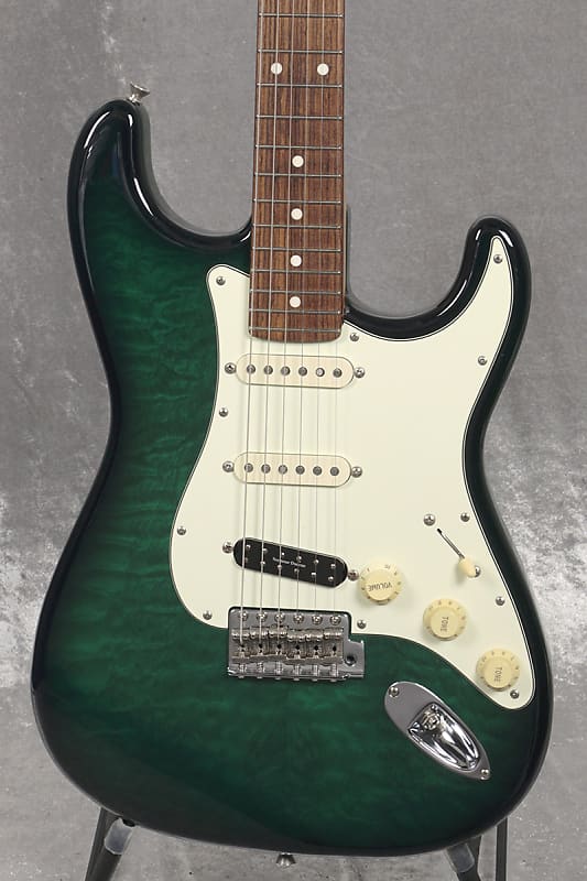 Fender Japan 2013 LTD ST62-QT Transparent Green MOD (12/19) | Reverb