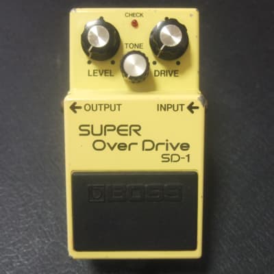 BOSS SD-1 SUPER Over Drive 1981年製 Boss SD-1 Super Overdrive 1981 - 1988 Made In Japan | Reverb