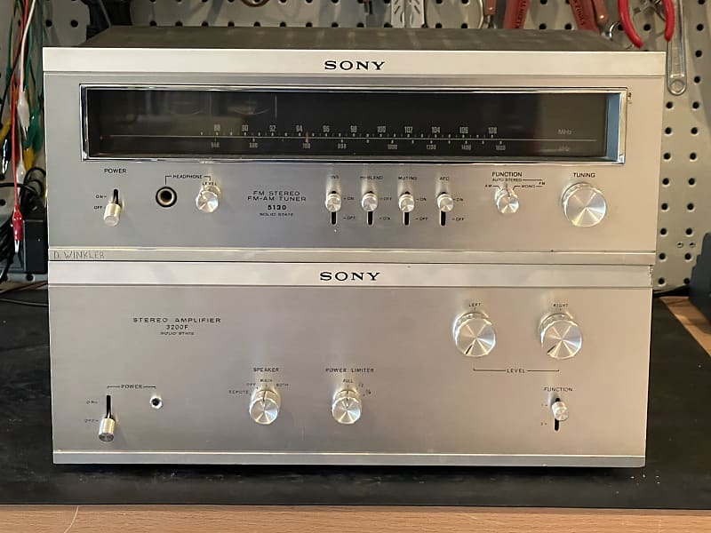 Sony Ta-3200f 100watt Power Amp & 5130 Tuner W Bonus 