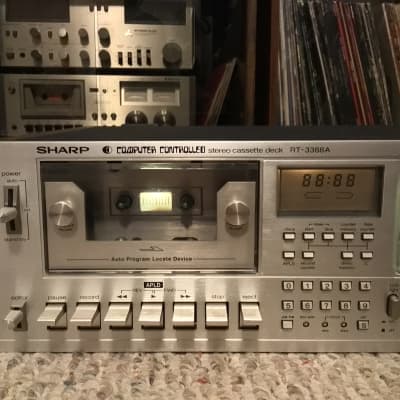 Vintage Sharp Computer Controlled Stereo Cassette Deck Model RT-3388A Japan *NEEDS REPAIRED* image 3