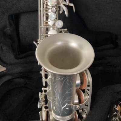 Allora Paris Series Model ASPS-550 Curved Soprano Saxophone Silver Plated image 5