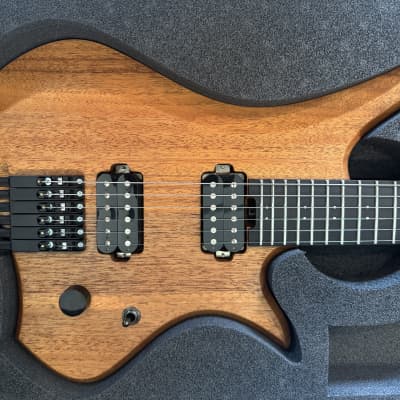 Odem Tenua headless mahogany guitar ABM bridge boutique image 2