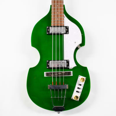 Hofner HI-BB-PE-GR Ignition Violin Bass Pro Edition - Transparent Green for sale
