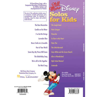 Still More Disney Solos For Kids Book/Online Audio image 3
