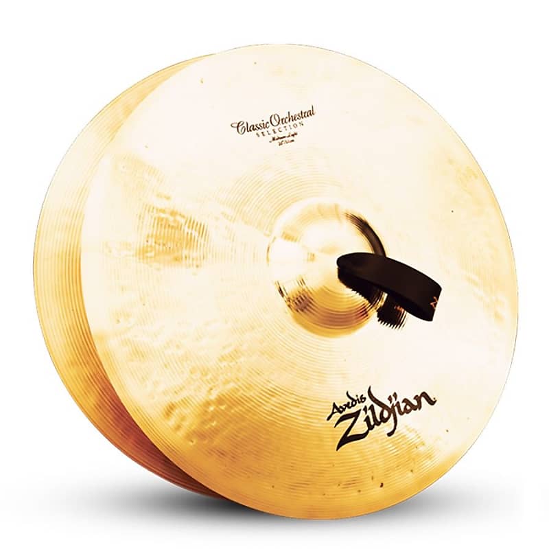 Zildjian A0771 AZ 22" Classic Orchestral Selection Medlight PR Concert Style Hand Cymbals image 1