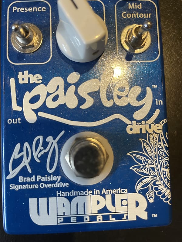 Wampler Paisley Drive Brad Paisley Signature Overdrive Pedal