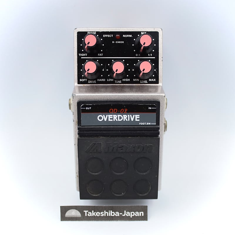 ギター MAXON OD-02 OVERDRIVE Rare & Obscure Japanese Pedals - Maxon OD-02 Overdrive With