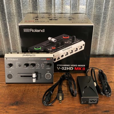 Roland PTZ-1G-V02 Single PTZ Camera & Mixer Video Streaming Bundled Solution Grey V-02HD AV-2020G image 2