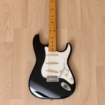 1991 Fender '54 Stratocaster ST54-650 Black, Near Mint w/ USA Pickups, Japan MIJ Fujigen image 2