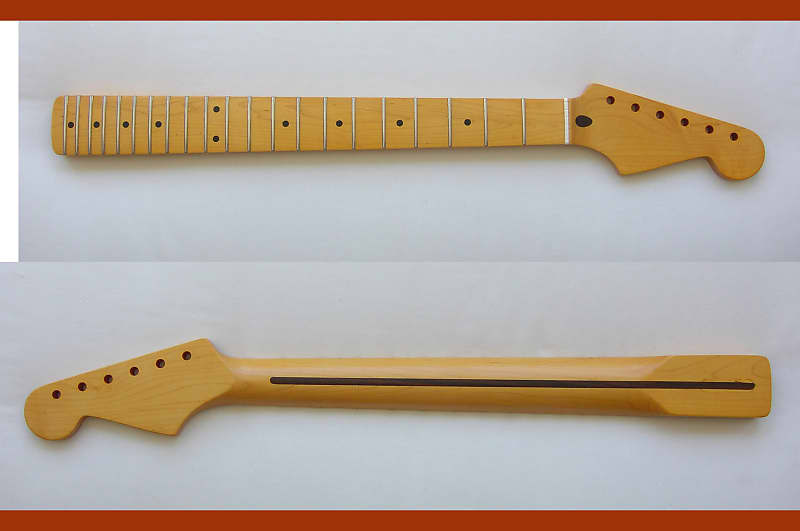 1Piece21 JUMBO FRETS/STRATOCASTER Guitar Neck/Warmoth Bone Reverb