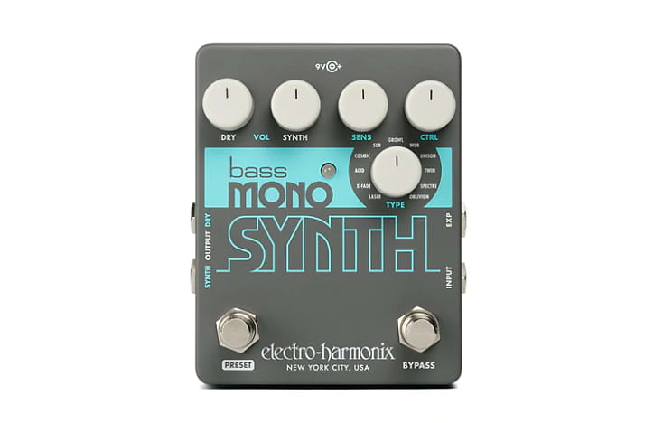 Electro-Harmonix Bass Mono Synth Effects Pedal image 1