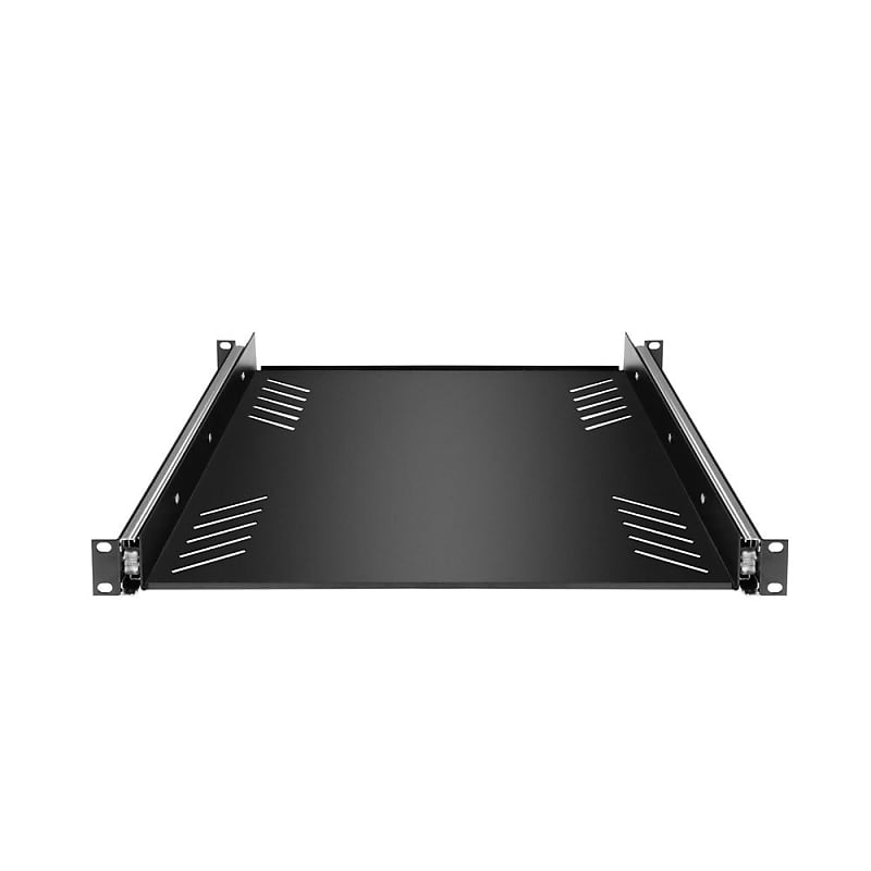 1U Adjustable 19 Rack Mount Shelf, Data Comms Direct