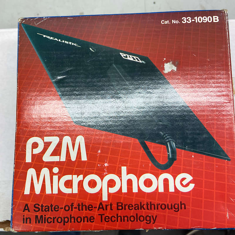 1 Pair Realistic / Radio Shack PZM Pressure Zone Microphones Reverb