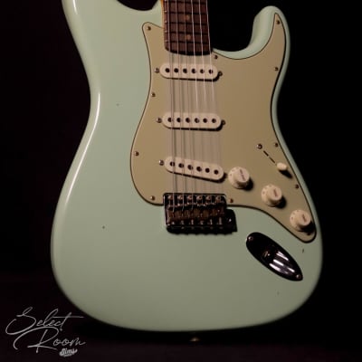 Fender Custom Shop LTD '60 Stratocaster, Journeyman Relic, Faded Aged Surf Green image 5