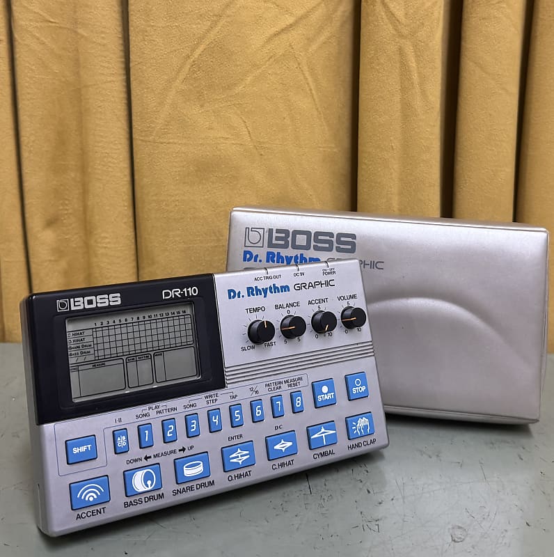 BOSS DR-110 Dr.Rhythm GRAPHIC アナログリズムマシン Boss DR-110 Dr. Rhythm Graphic (EMM Mar 84)