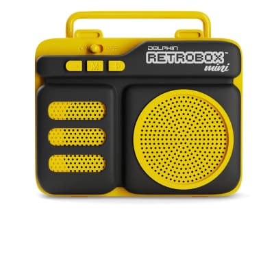 Dolphin RTX-10 Retrobox™ Mini Portable Bluetooth Radio Choose Colors - RED image 15
