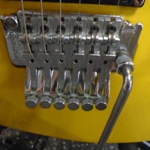 Westone Strat copy  Yellow electric guitar image 5