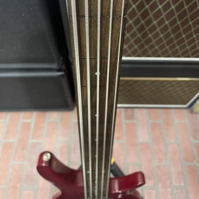 Ibanez SRA505 5 String Bass Fretless Conversion image 9