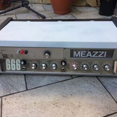 Meazzi Guitar Head Amplifier 666 Vintage Analog Tape Echo Western Sound image 3