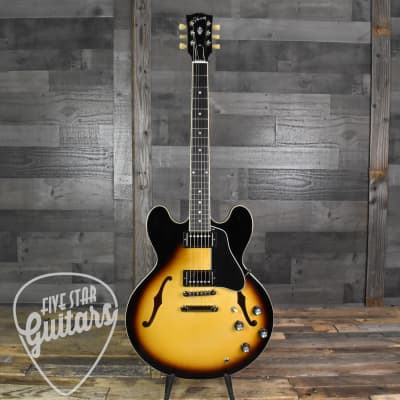 Gibson ES-335 - Vintage Burst with Hard Shell Case image 2