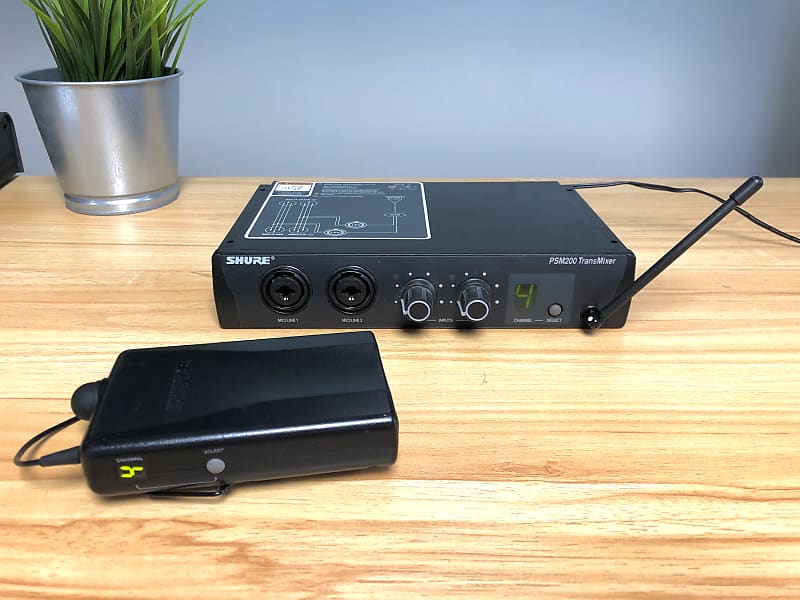 Shure Psm200 Wireless In Ear Monitor System Reverb 7409