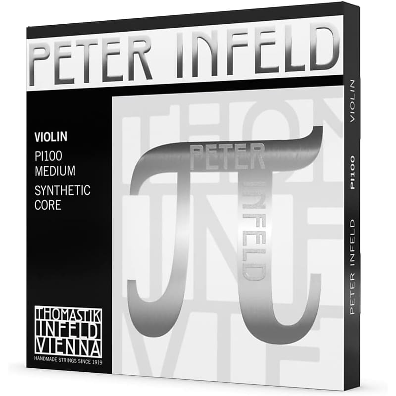 Thomastik Peter Infeld 4/4 Violin Strings Set with Platinum E image 1
