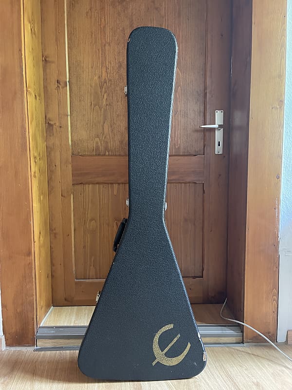 Epiphone Flying V Bass Hard Case OHSC Flying V Bass 90's Reverb