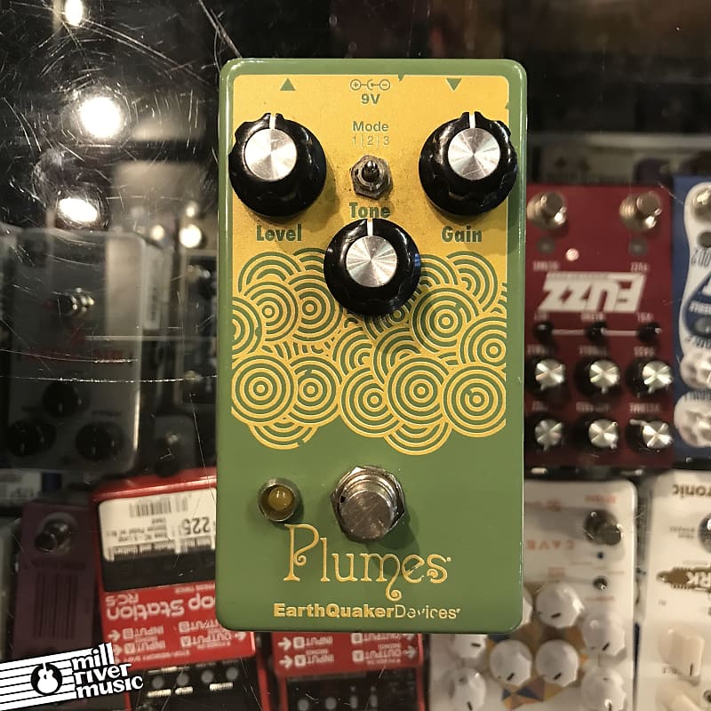 EarthQuaker Devices Plumes Small Signal Shredder Overdrive Pedal Used