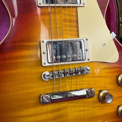 Gibson Custom 1960 R0 Les Paul Standard Reissue VOS Electric Guitar - Washed Cherry Sunburst image 6