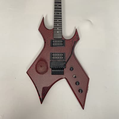 BC Rich Stranger Things “Eddie’s” Limited-Edition Replica and Inspired NJ Warlock Guitar Red Crackle image 2