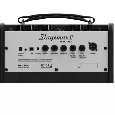 Newest! NuX AC60 Stageman II studio bluetooth free apps acoustic