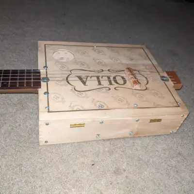 Carol custom Wine Box Guitar. 4 string. sounds great.fun to play! image 3