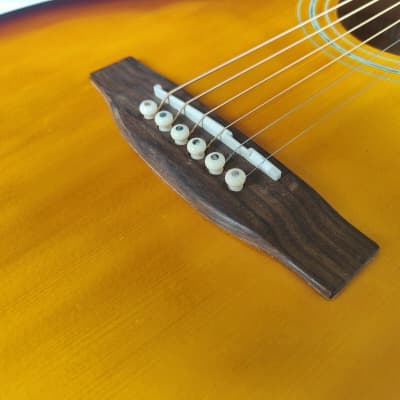 Hummingbird Custom (by Tokai Japan) Acoustic Guitar (Brown Sunburst) image 2