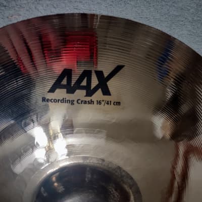 Sabian AAX 16" Recording Crash Cymbal - Brilliant image 8