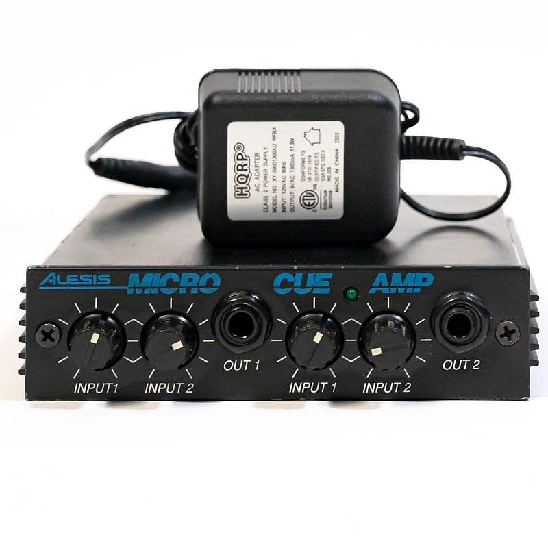 Alesis Micro Cue Amp 2 Channel Headphone Amplifier with Reverb