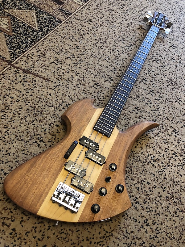 ‘80s Fernandes Mockingbird MB-95 neck-thru electric bass with | Reverb