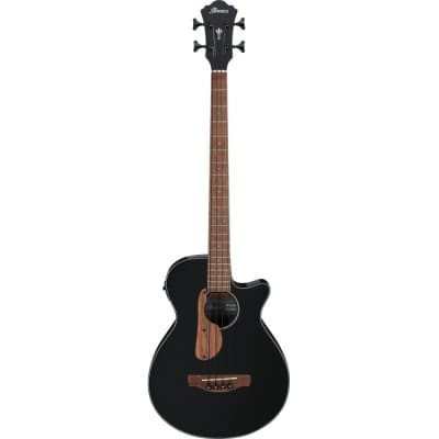 IBANEZ AEGB24E-BKH Elektro-Akustik-Bass 4-String, black high gloss for sale