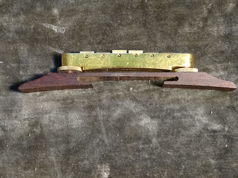 Gibson ABR1 TuneOMatic adjustable bridge 1970s Gold Reverb