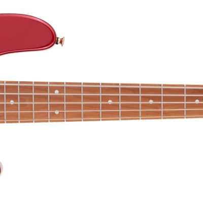 CHARVEL - Pro-Mod San Dimas Bass JJ V  Caramelized Maple Fingerboard  Candy Apple Red - 2965079509 for sale