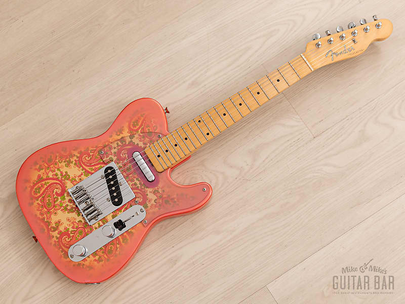 1992 Fender Mini Telecaster MTL-42 3/4 Size Guitar Pink Paisley w/  Hangtags, Japan MIJ | Reverb