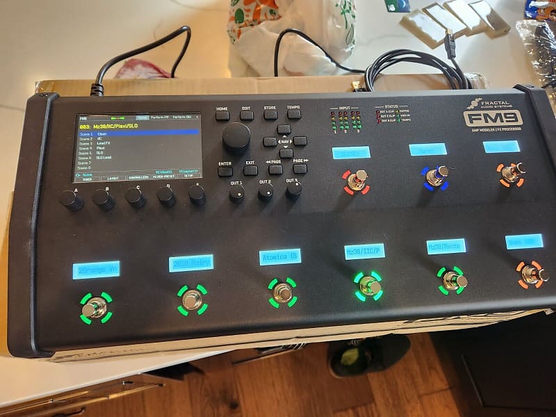 Fractal Audio FM 9 turbo amp modeler fx processor Reverb