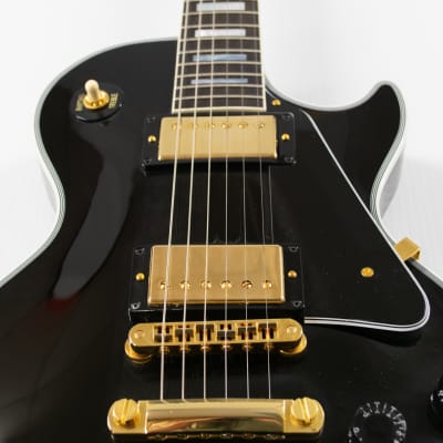 Gibson Custom Les Paul Custom - Ebony with Ebony Fingerboard image 3
