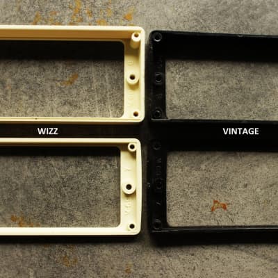 Wizz Pickups Premium Clone PAF Aged Nickel Covers | Reverb