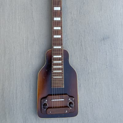 Kay Sherwood Deluxe 1950s 6 String Lap Steel Guitar w/Case image 11