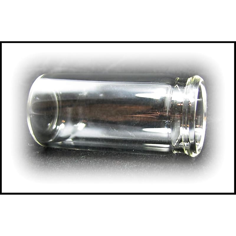 "Medicine Vial" 2 1/4Inch Glass Guitar Slide A Classic Reverb